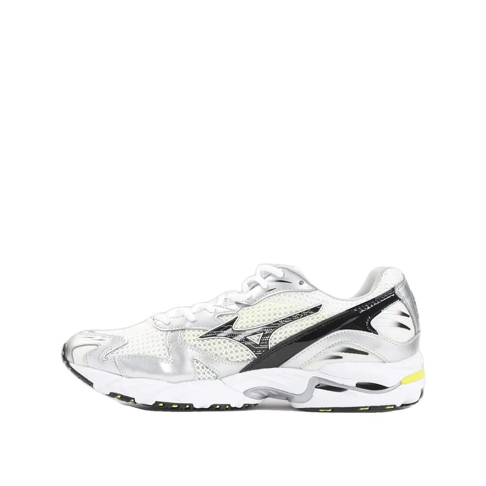 Chaussures Mizuno Wave Rider 10 Blanc/Noir/Vert 4/5