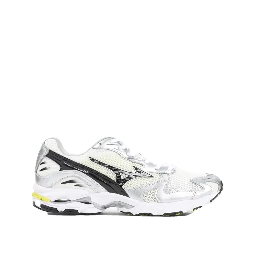 Chaussures Mizuno Wave Rider 10 Blanc/Noir/Vert 2/5