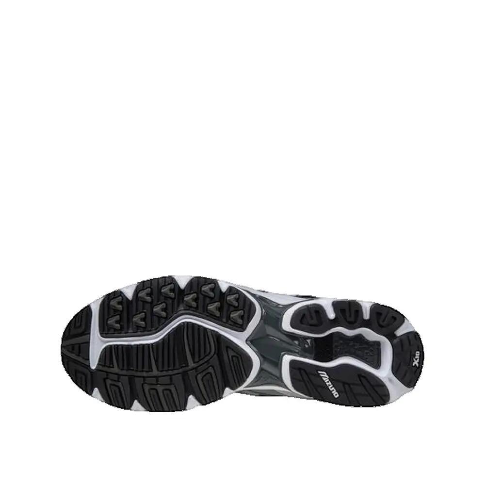 Mizuno Wave Rider 10 Schoenen Wit/Zilver/Zwart 3/3