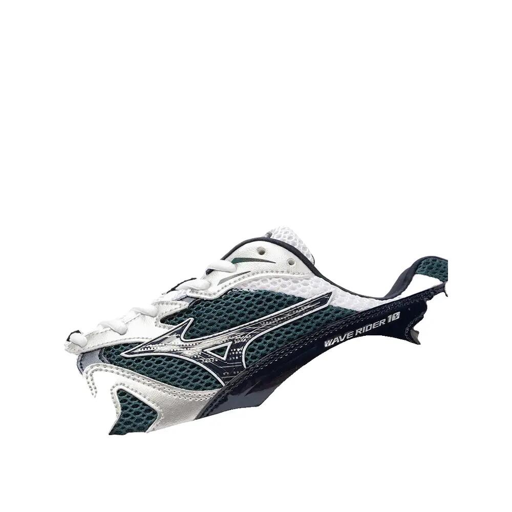 Buty Mizuno Wave Rider 10 Białe/Niebieskie Baritone/Teal Profond 7/8