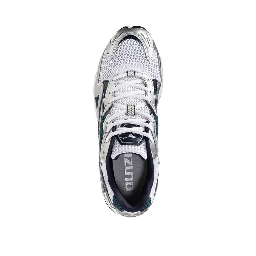 Buty Mizuno Wave Rider 10 Białe/Niebieskie Baritone/Teal Profond 5/8