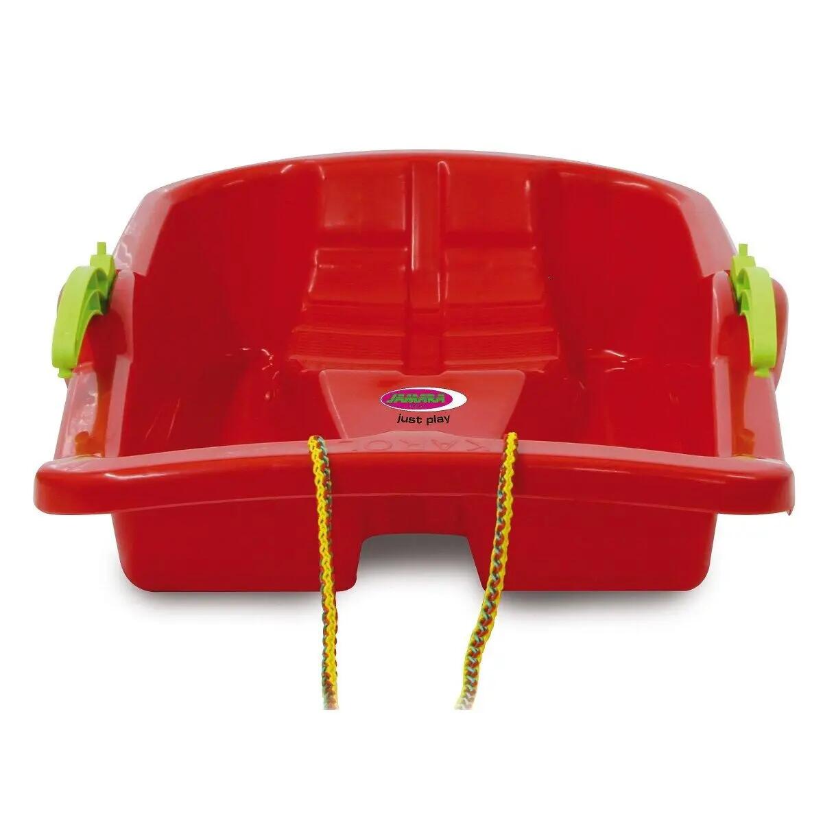 Luge - Ski alpin - Enfant - Légère avec freins - Bob Karol - Rouge 5/7