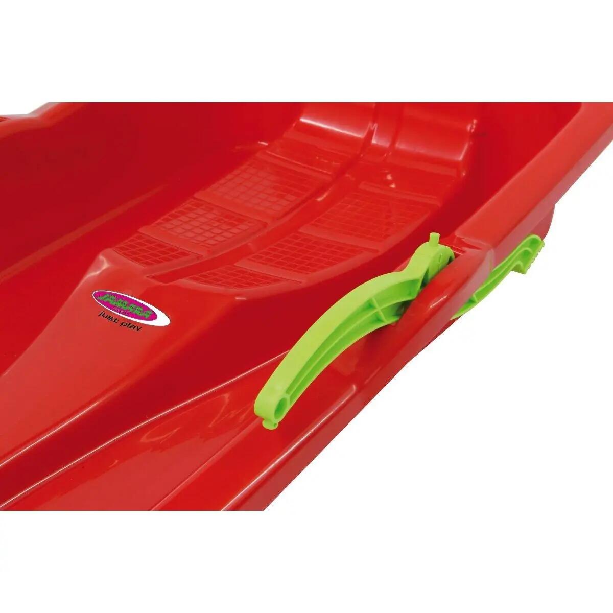 Luge - Ski alpin - Enfant - Légère avec freins - Bob Karol - Rouge 3/7