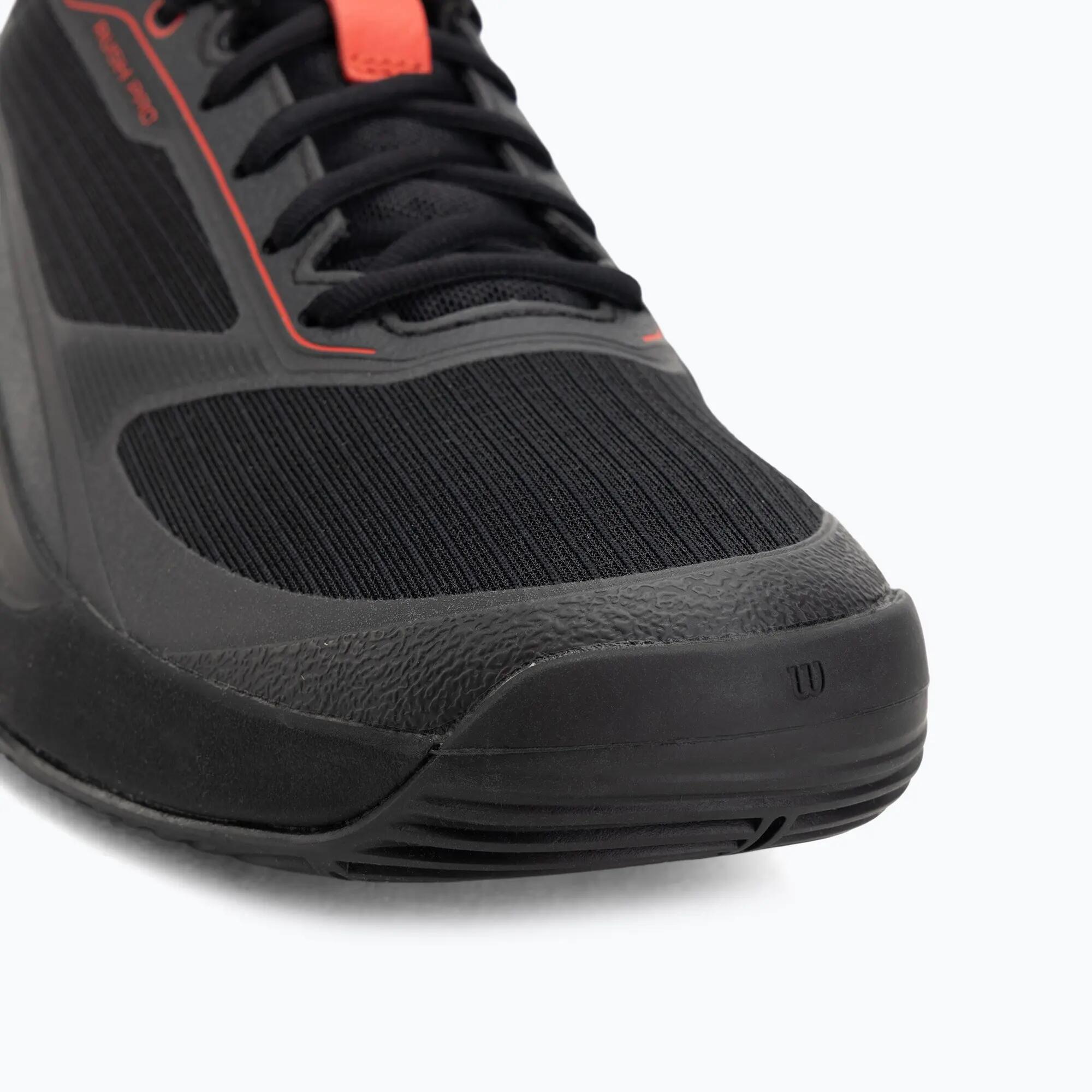 Sapatilhas de padel Wilson Rush Pro 5 Black/Infravermelho/Branco 2026 7/7