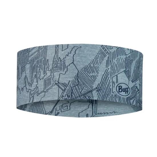 Fascia Per Capelli Largo CoolNet UV Buff Blu