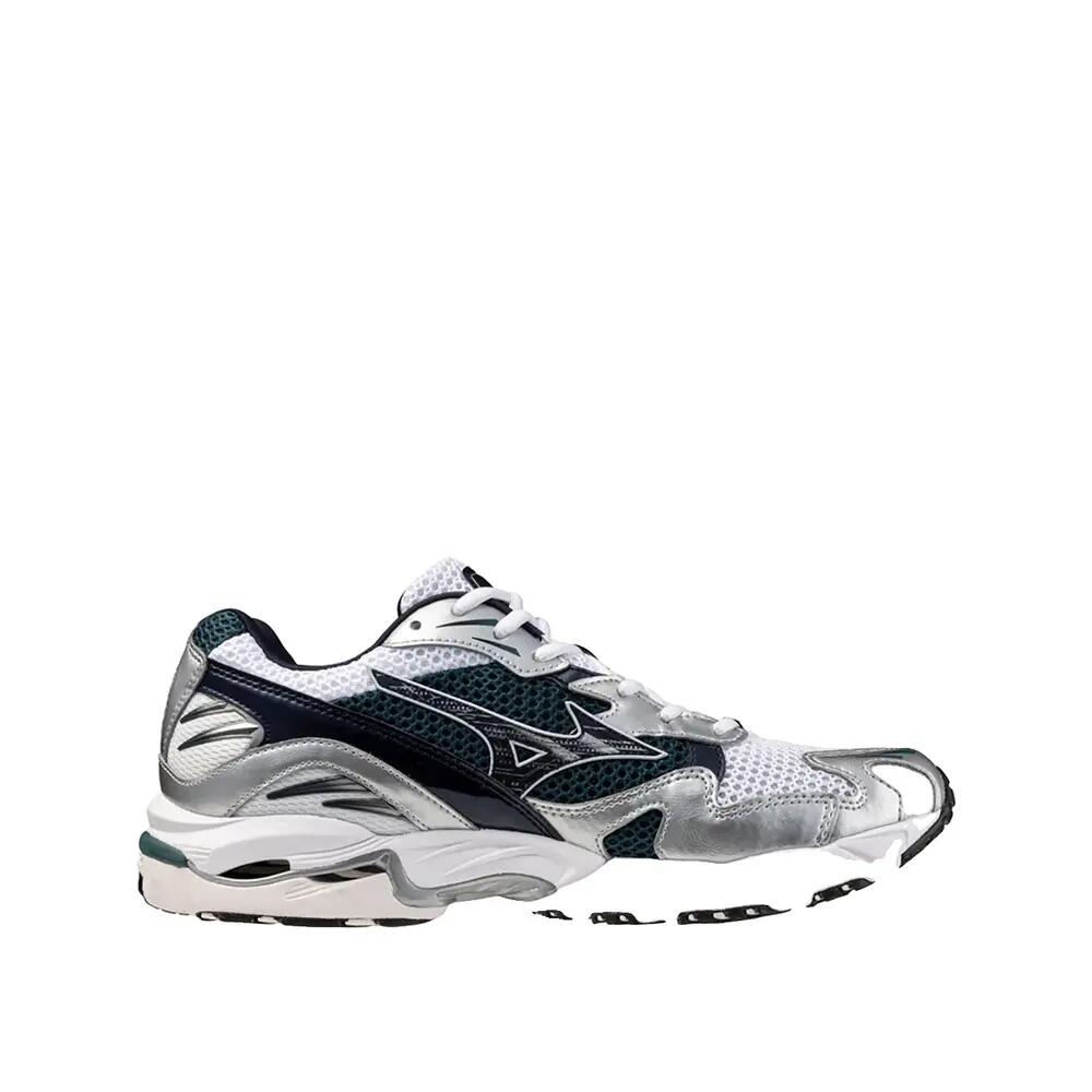 Buty Mizuno Wave Rider 10 Białe/Niebieskie Baritone/Teal Profond