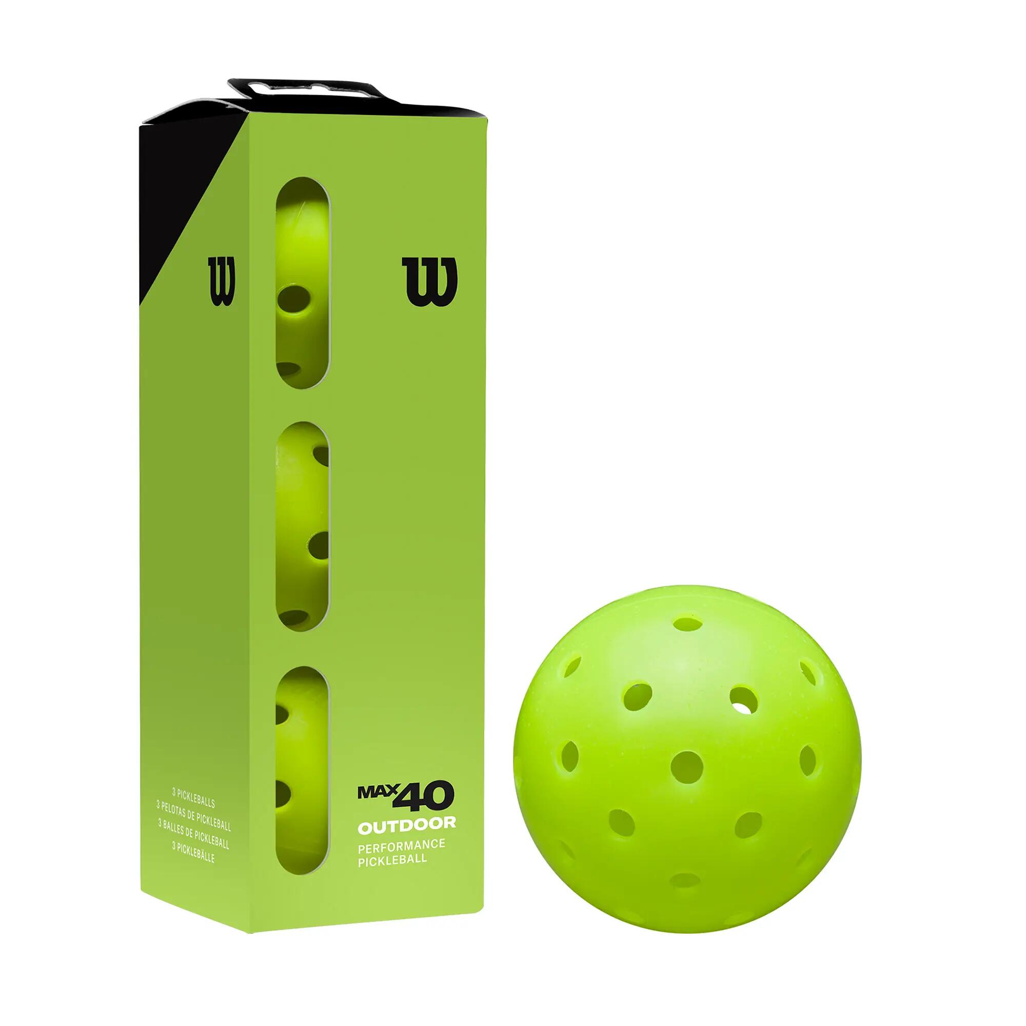 Piłki do pickleball Wilson Max 40 Outdoor 3 szt 7/7