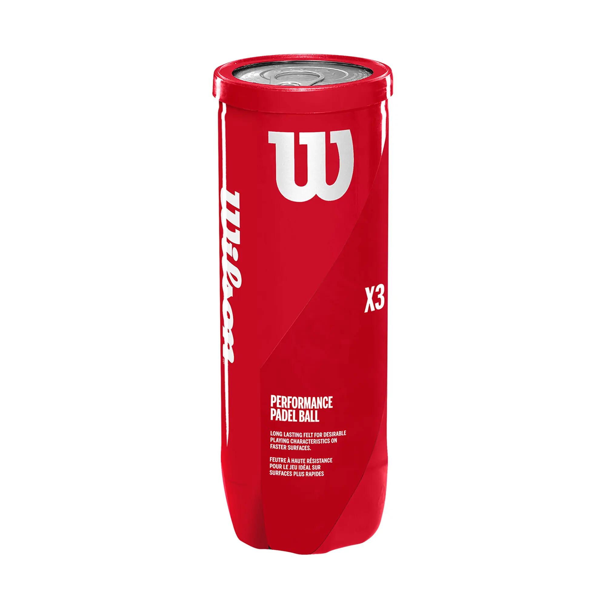 Bote 3 Pelotas Padel Wilson 3/3