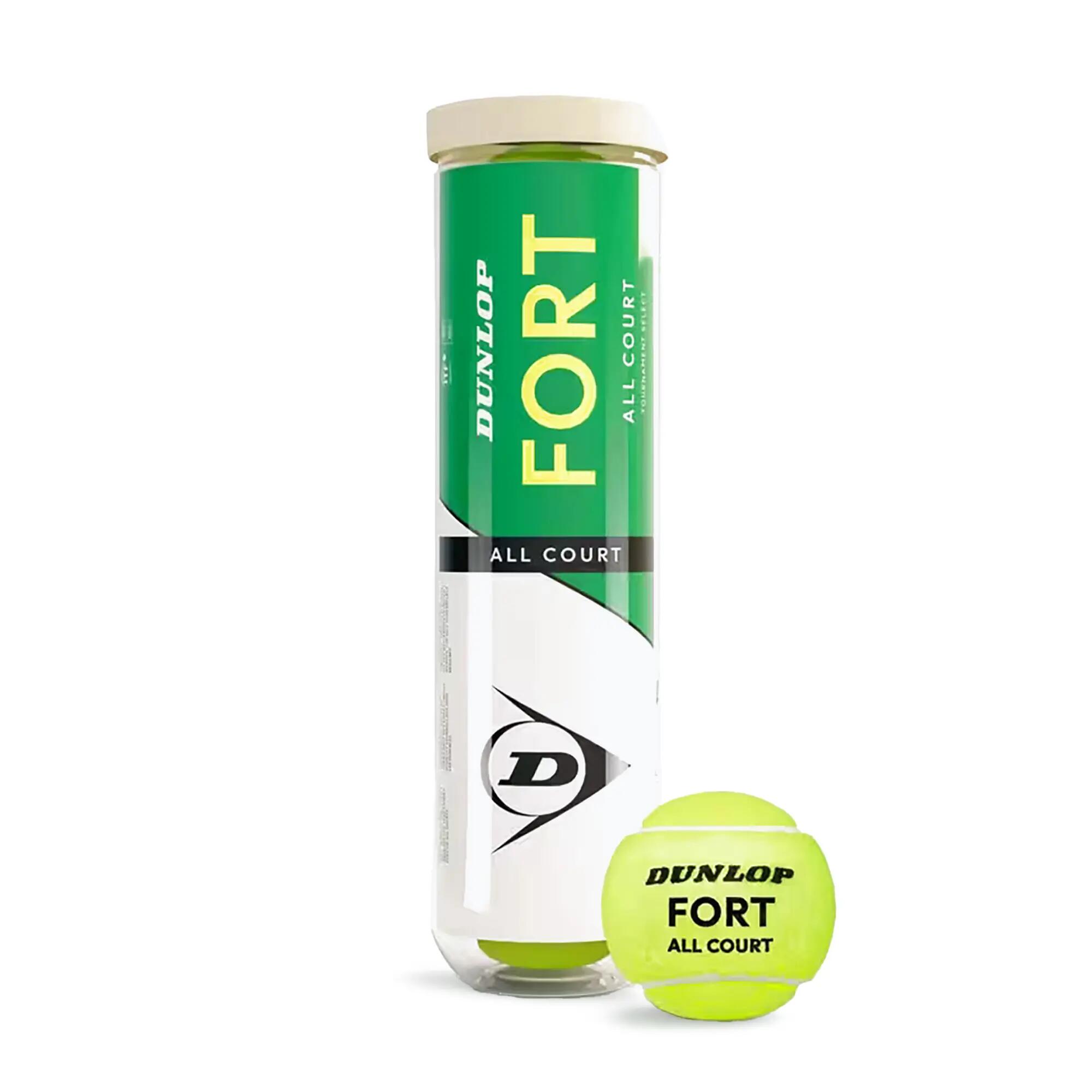 Bola Ténis Dunlop Fort All Court (Tubo 4un) 4/4