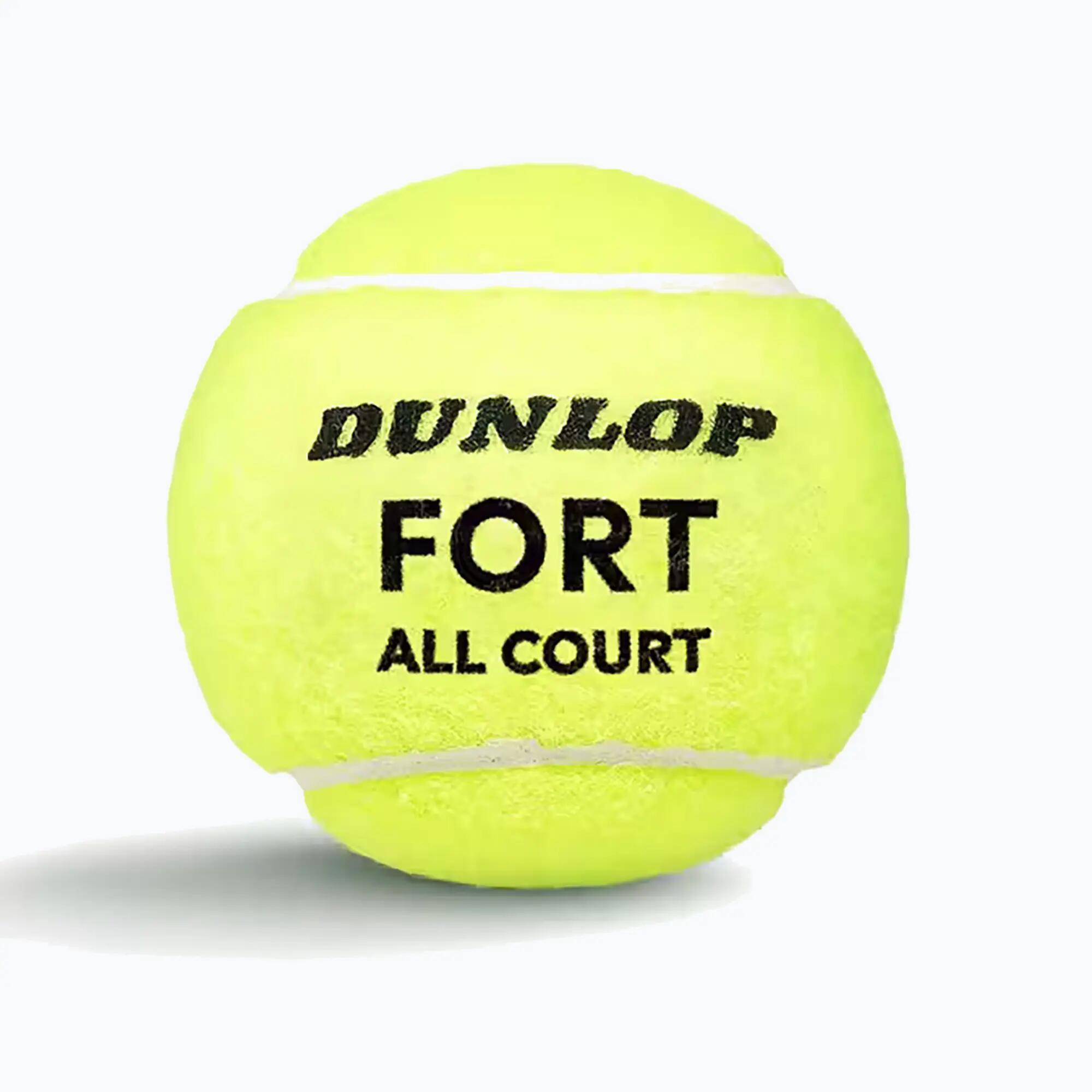 Bola Ténis Dunlop Fort All Court (Tubo 4un) 3/4