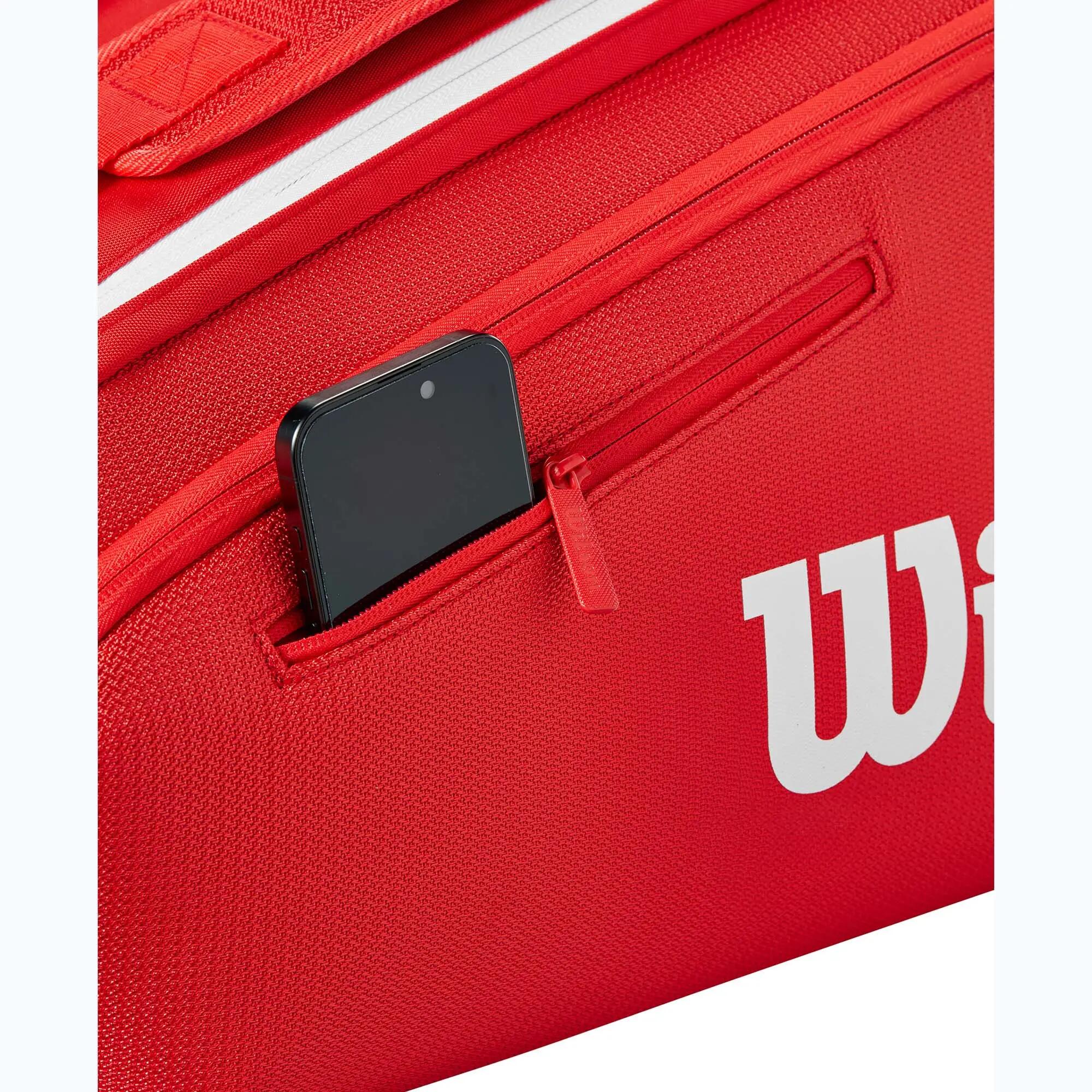 Borsa da 9 racchette Super Tour Rossa 7/7