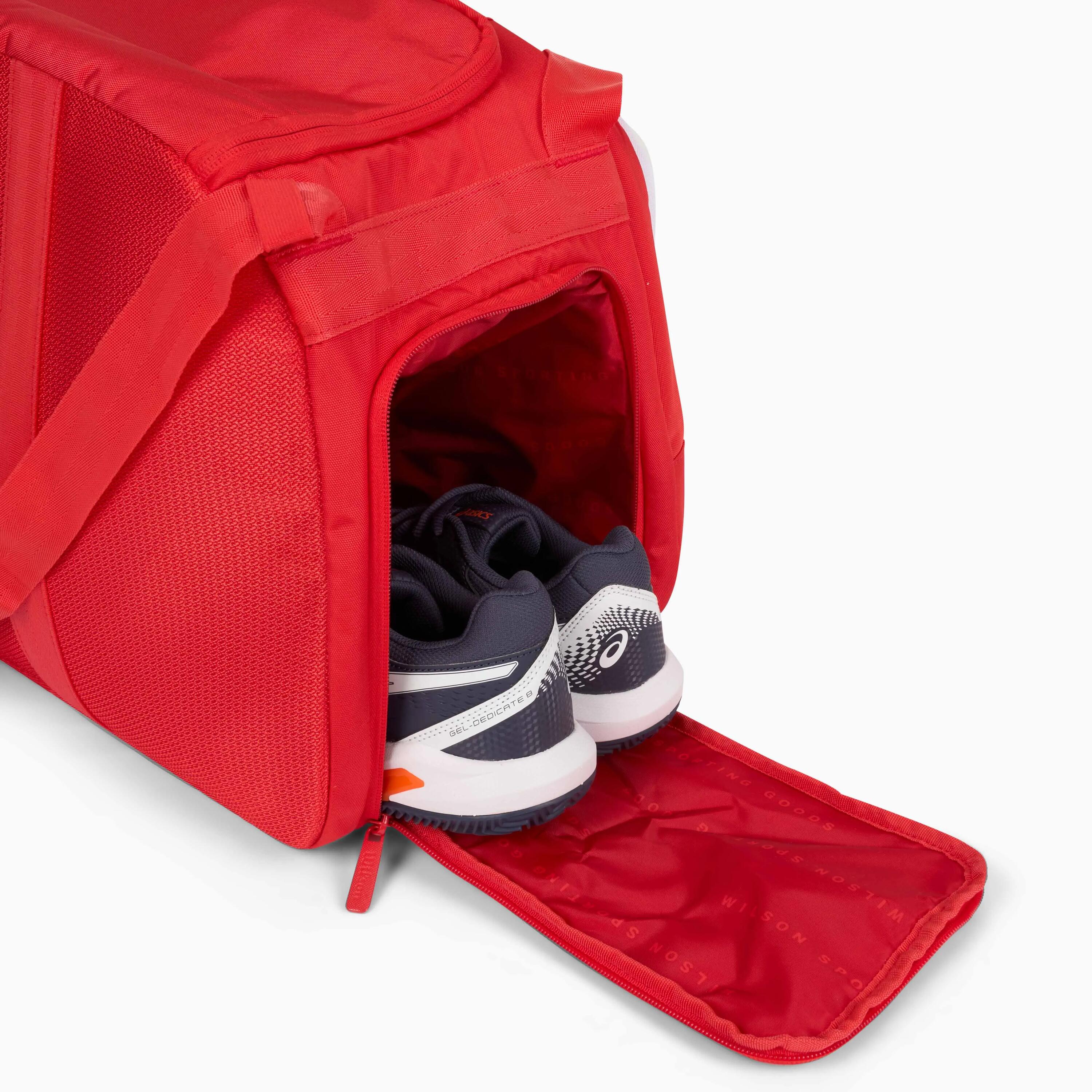 Torba tenisowa Wilson Super Tour Red Coaches Duffle czerwona 7/7