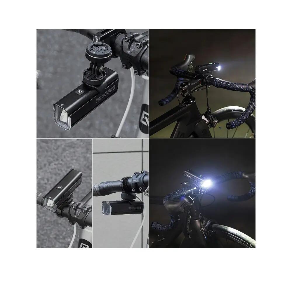 Éclairage de vélo ROCKBROS 1000lm Noir 10/10
