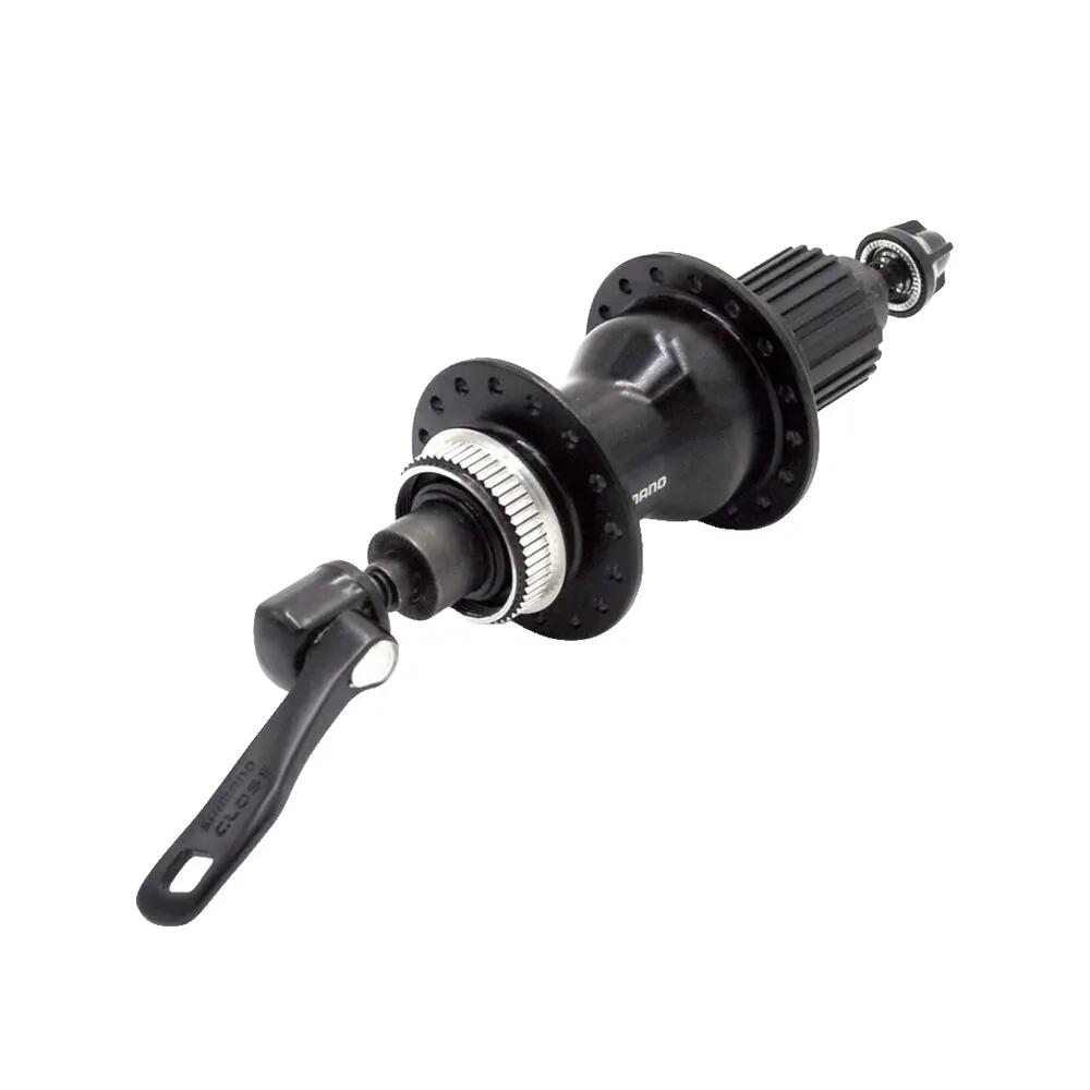 Tylna piasta tarczowa Shimano Micro splinecenter lock, pour blocage rapide avec 4/9