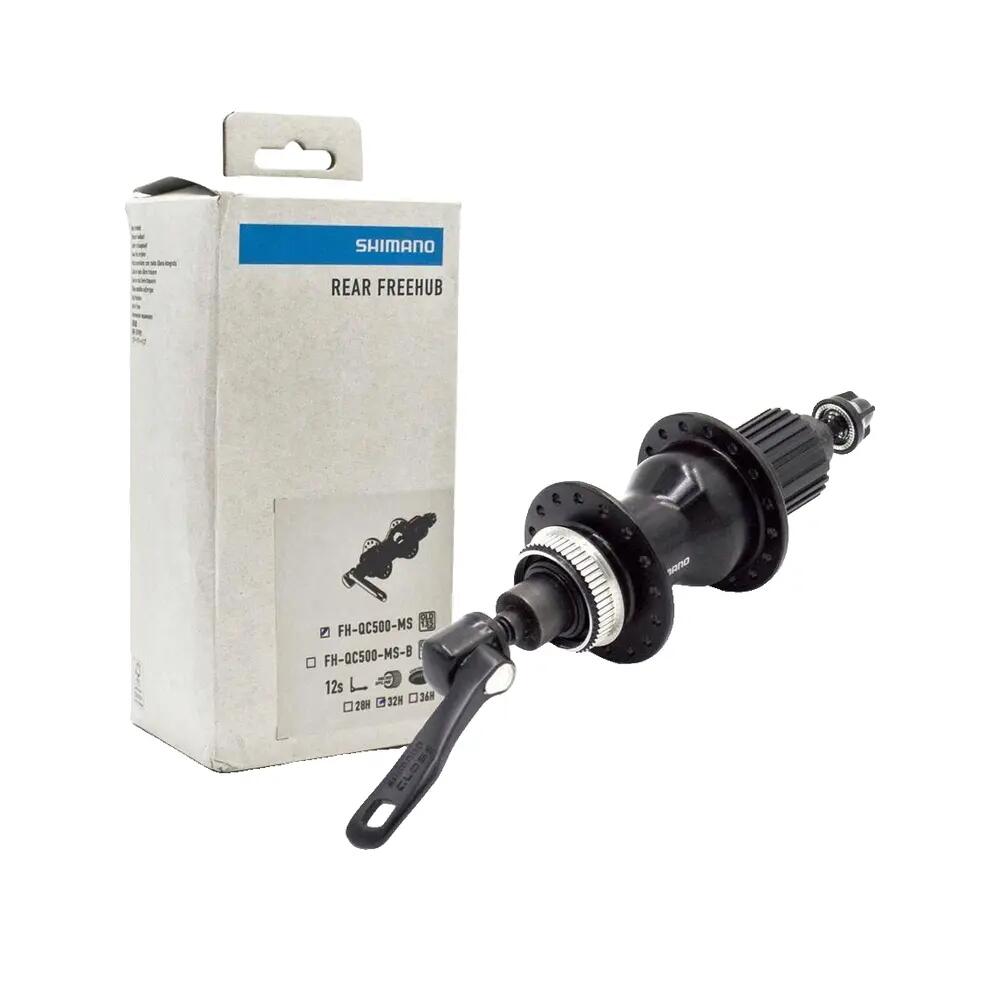 Tylna piasta tarczowa Shimano Micro splinecenter lock, pour blocage rapide avec 2/9