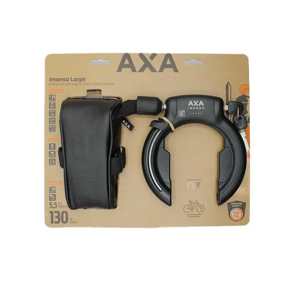 AXA Imenso L antivol cadre avec chaîne ULC 130 et sac 4/8