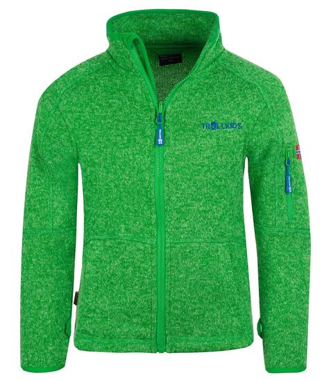 Veste polaire pour enfants Jondalen vert clair / bleu