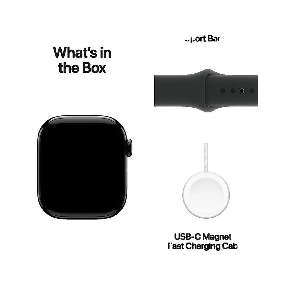 Relógio inteligente Apple Series 10 em titânio Slate 2/3