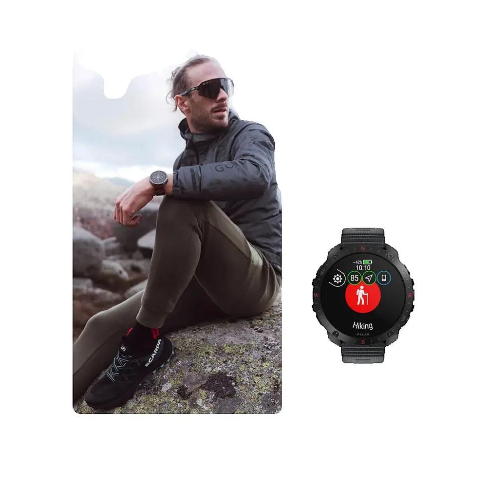 Ceas sport inteligent GPS premium - Grit X2 Pro Titan - gri 7/10