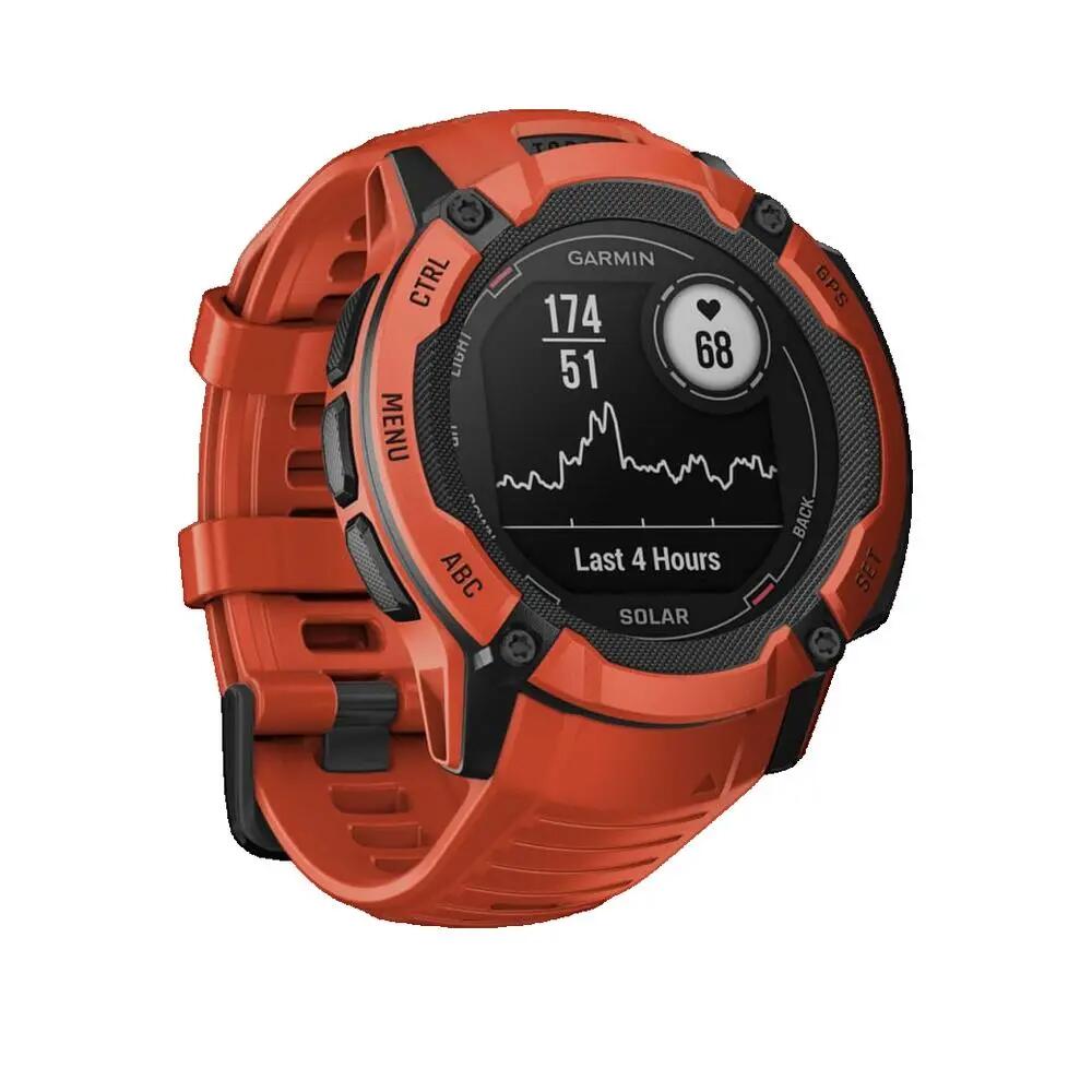 Garmin Instinct 2X Solar Horloge Rood 2/3