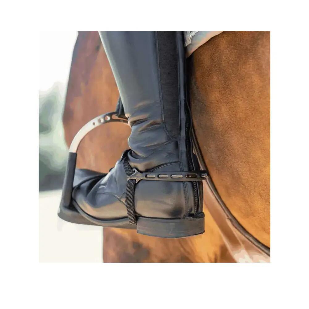 Sprenger Ultra Fit Extra Grip Spurs "black Series" Rounded Zwart - 6/6