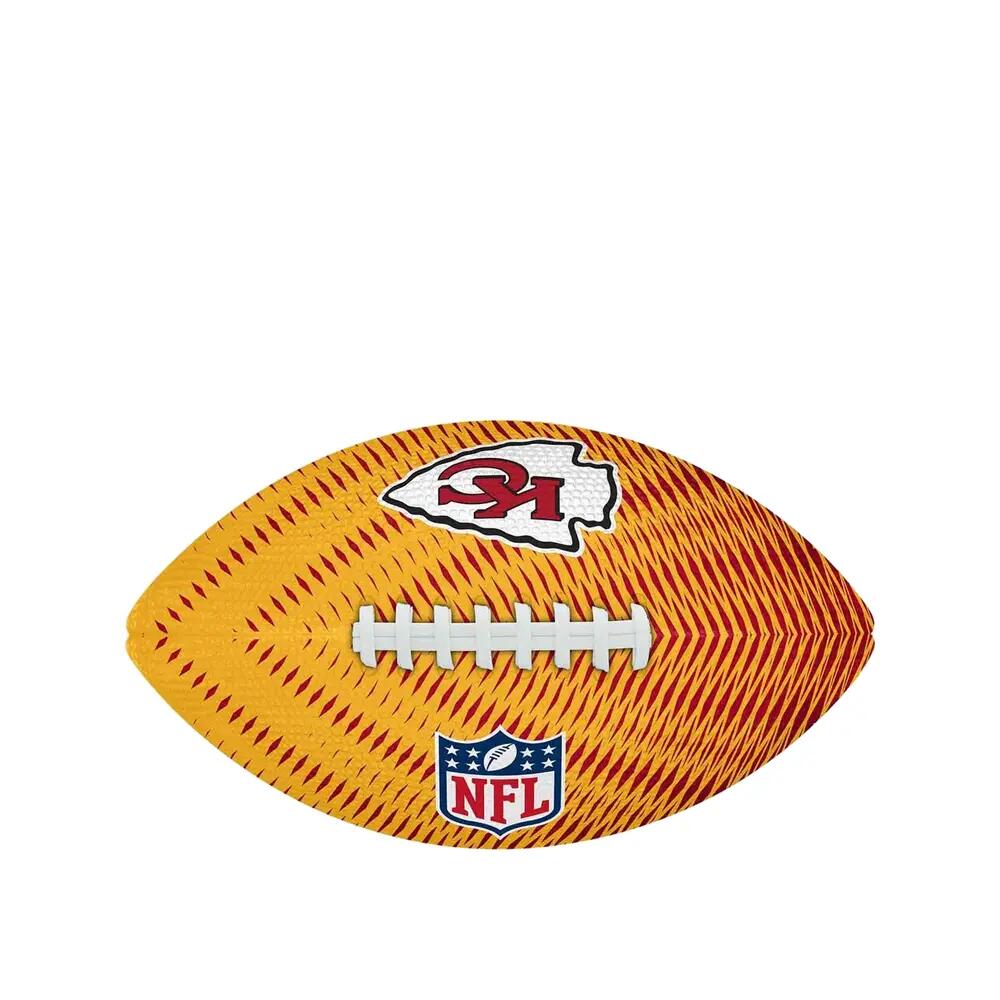 Wilson NFL Team Tailgate Football Junior Team Chiefs 6/6
