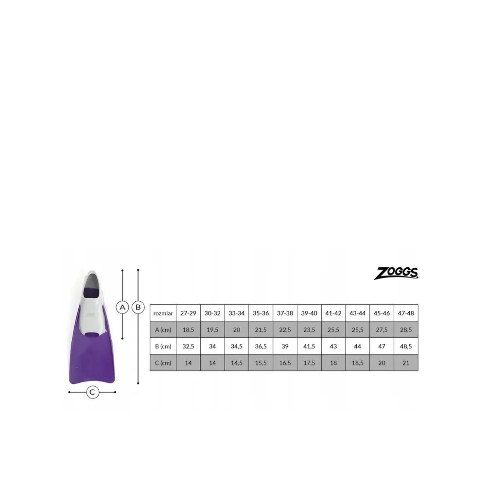 Lange rubberen vin Zoggs Blade 3/3