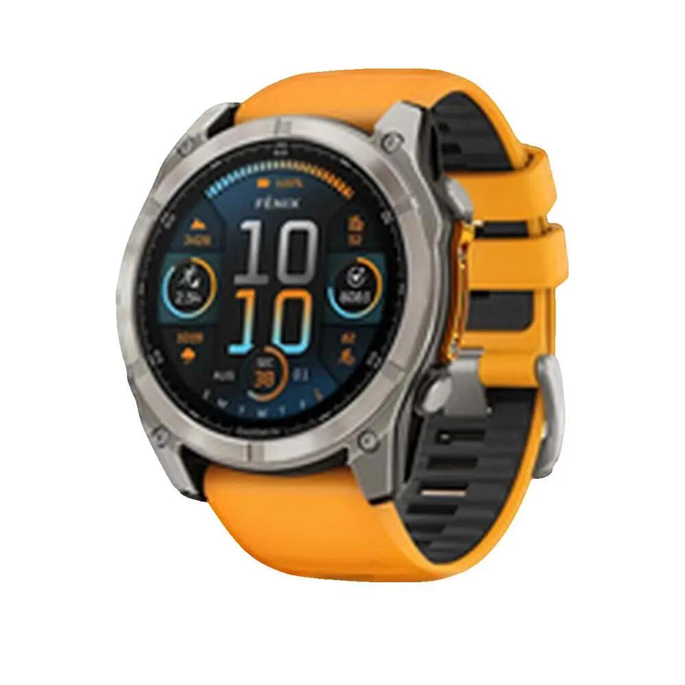 Montre connectée Garmin Fenix 8 AMOLED Titane Orange 3/3