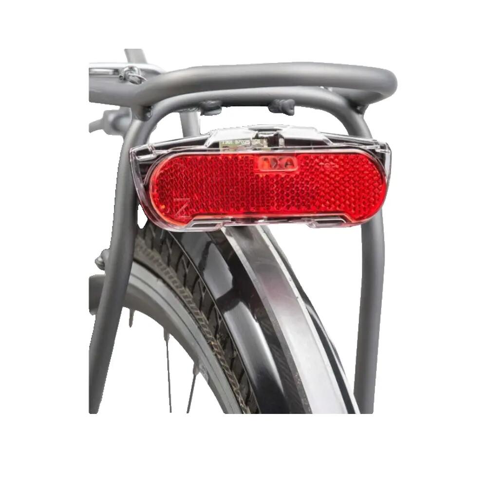 Axa feu arrière à dynamo Slim Steady 80 mm pour porte-bagages noir-transparent S 6/7