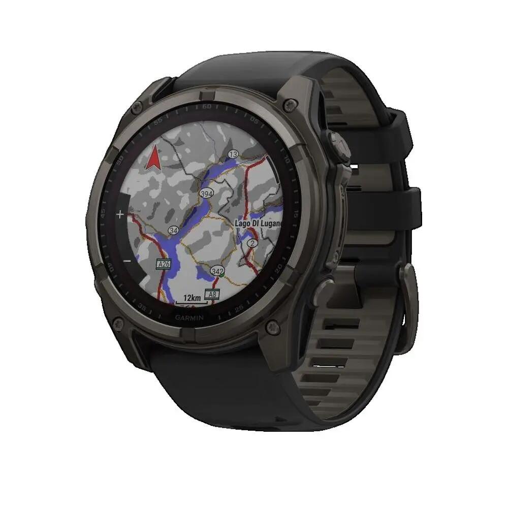 Montre connectée Garmin Fenix 8 Solaire Titane Grise 2/3