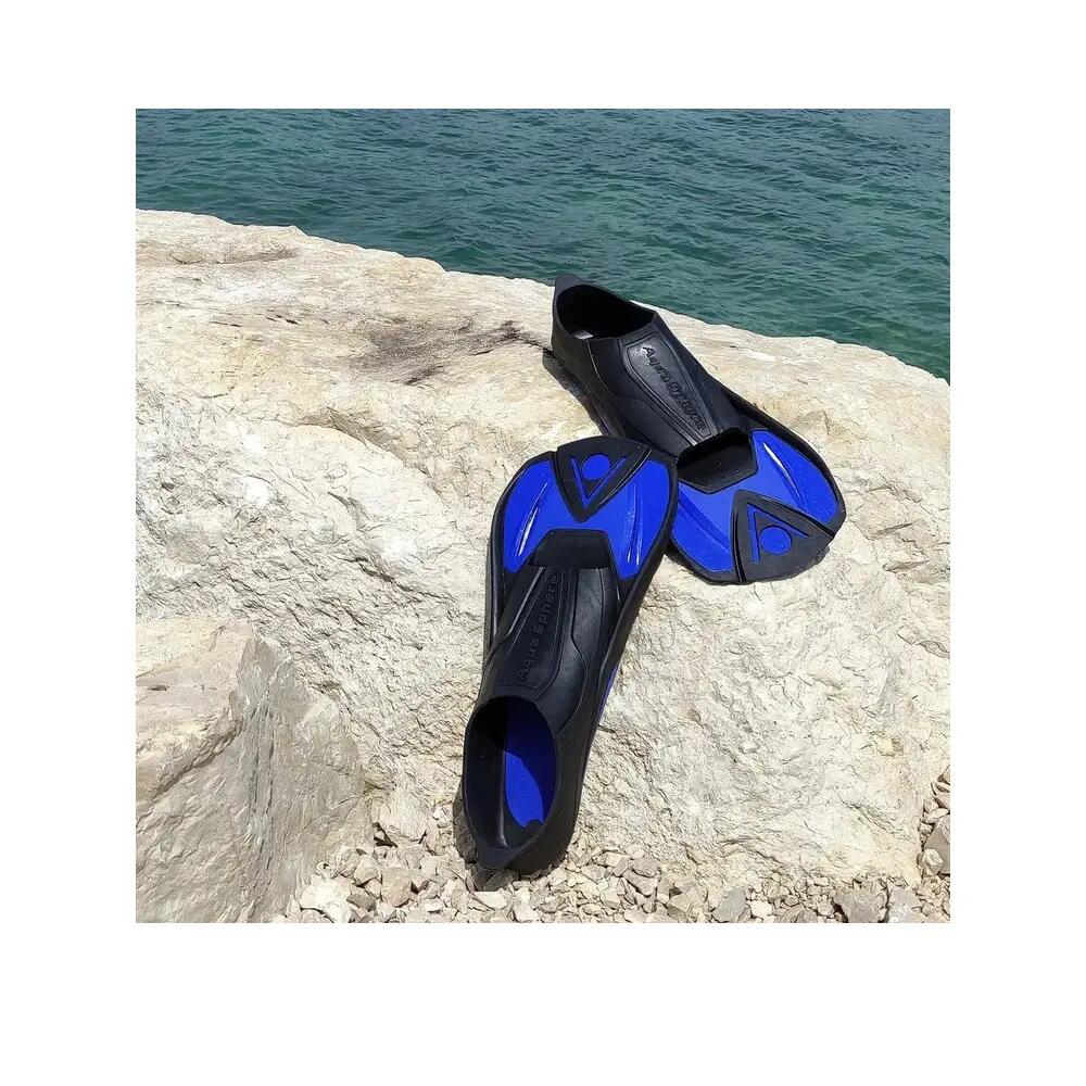 Paire de palmes Aquasphere Microfin Noir Enfant Kid 3/8