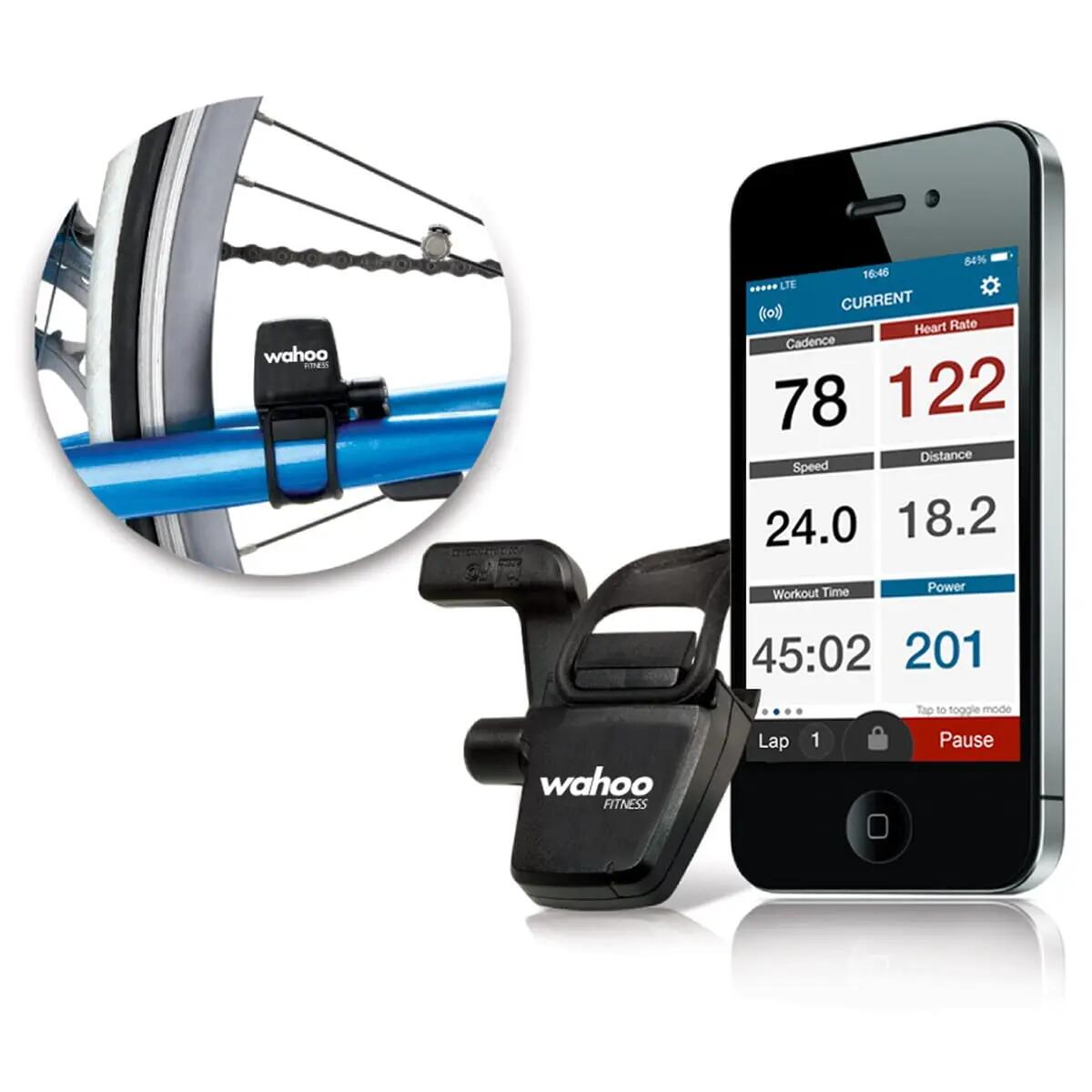 Sensore di velocità e cadenza Wahoo Bluesc 5/7