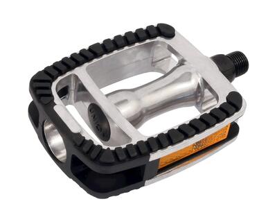 Union pedaal sp-812 edb aluminium zilver antislip zwart