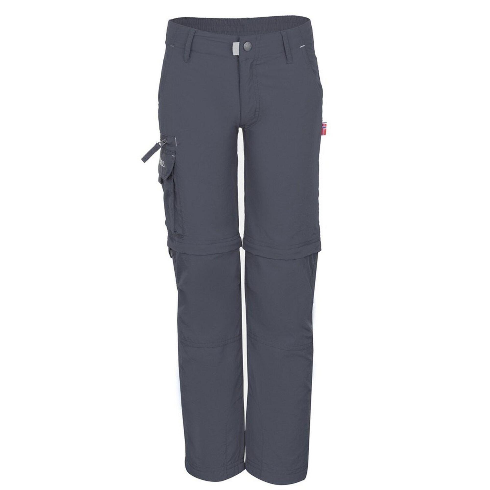 TROLLKIDS Kinder Hose Slim Fit Oppland Dunkelgrau