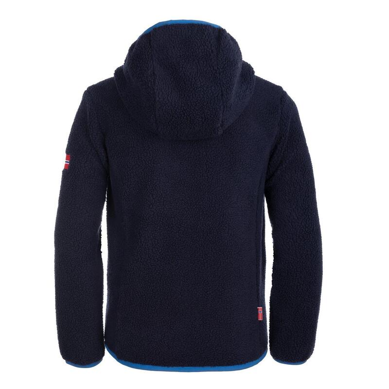 Veste polaire enfant Mandal bleu marine/bleu moyen