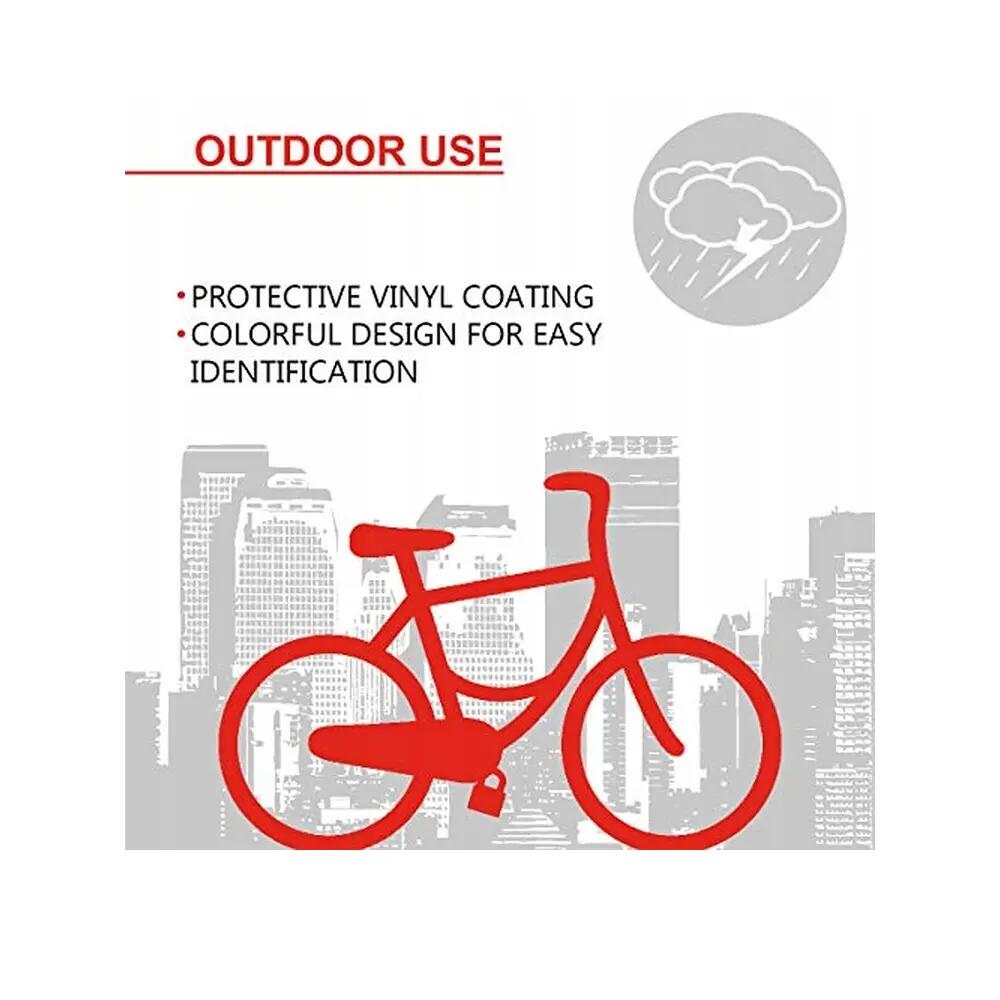 Fechadura de cabo para bicicletas e scooters com chave - fornecido com 4 chaves, 4/5