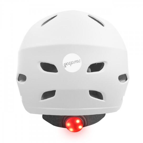 yeep.me LED Snow White (Wit) S/M helm voor fiets scooter 51-56cm