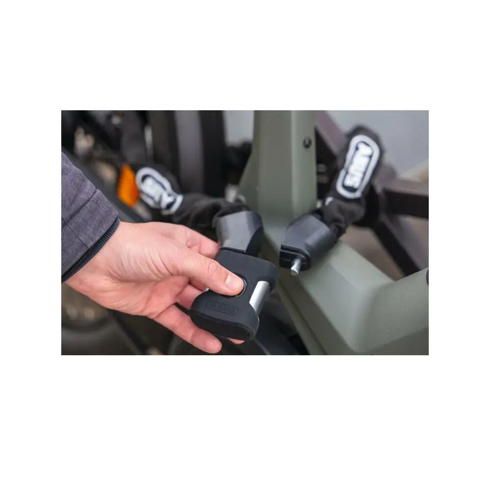 Verrou de chaîne Abus Yardo Empreinte digitale 7807FP 85 Noir 8/10
