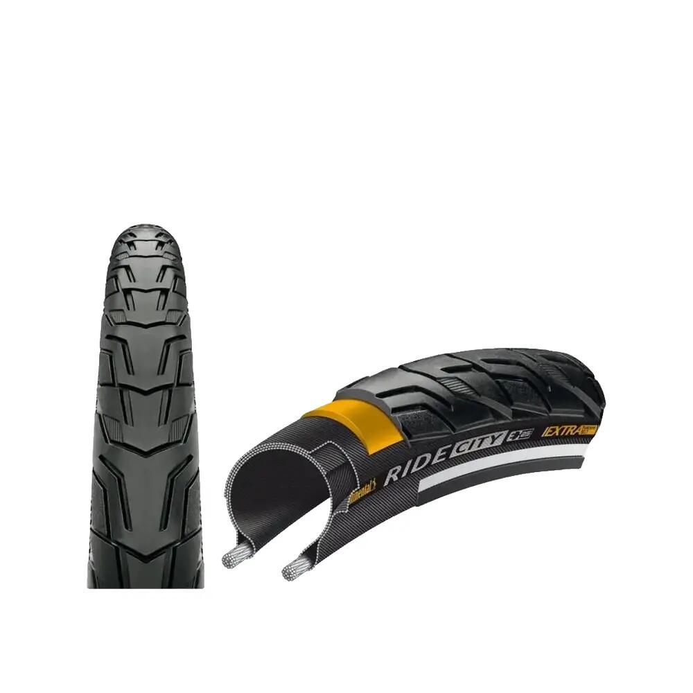 Continental Pneumatico Ride City 28x1.25" 32-622 nero riflettente E-25 a filo 4/4