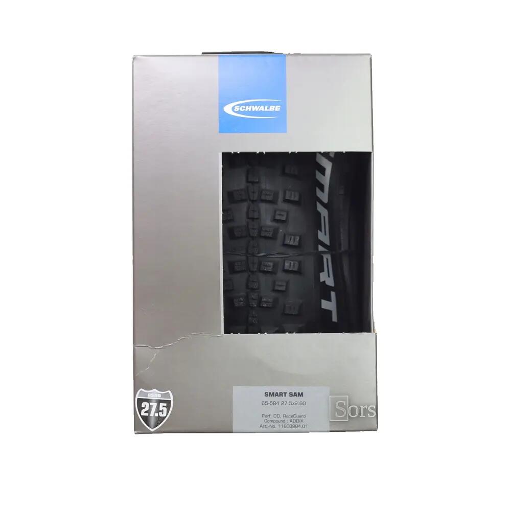 Pneu de bicicleta de montanha Schwalbe Smart Sam Preto 3/4