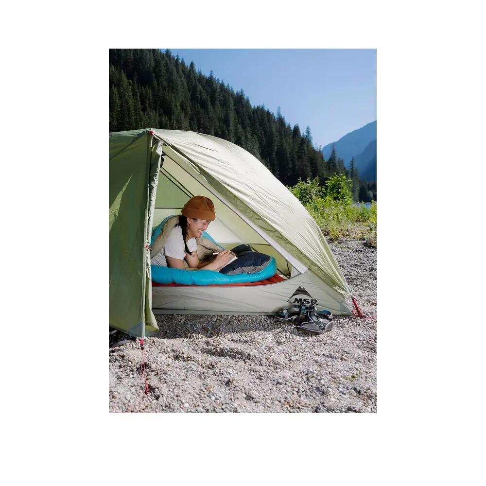 MSR Elixir 1 Backpacktent - Grijs/Rood 5/10