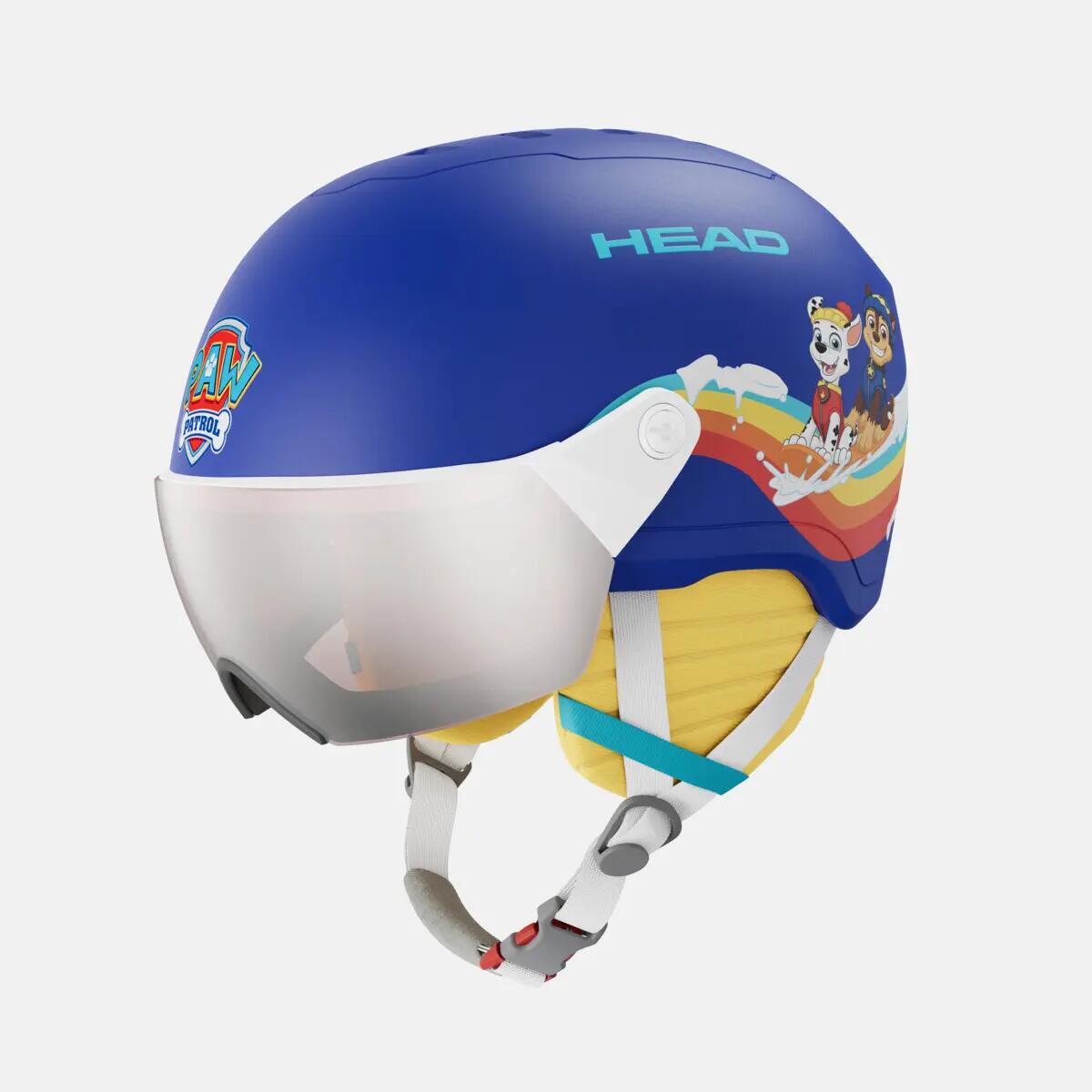 HEAD Yuki Paw Kinder-Skihelm mit Visier 1/2