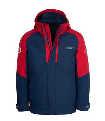 Kinder 3in1 Jacke Skanden Marineblau/Mittelblau