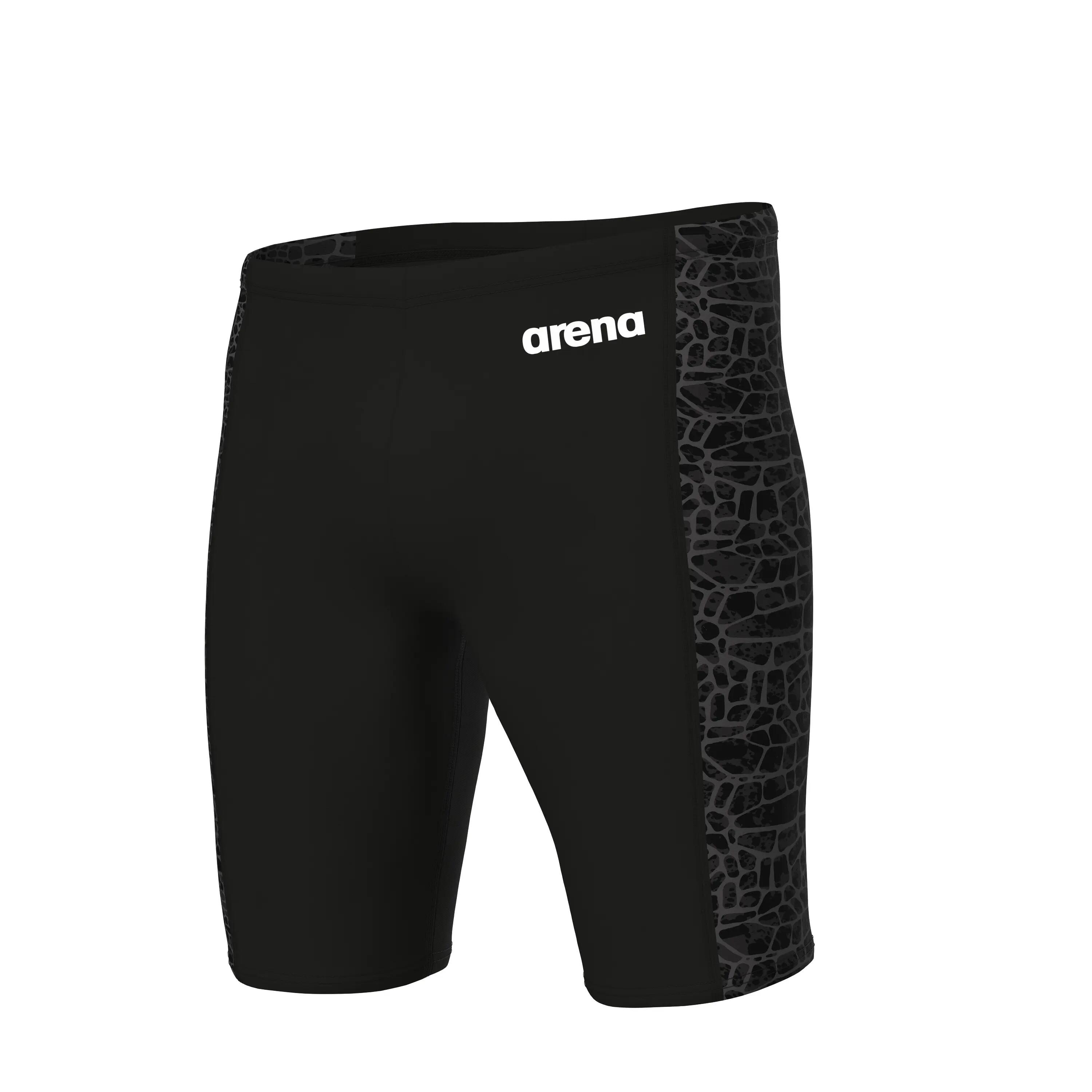 Arena Snakeskin Swim Jammer - Black 6/7