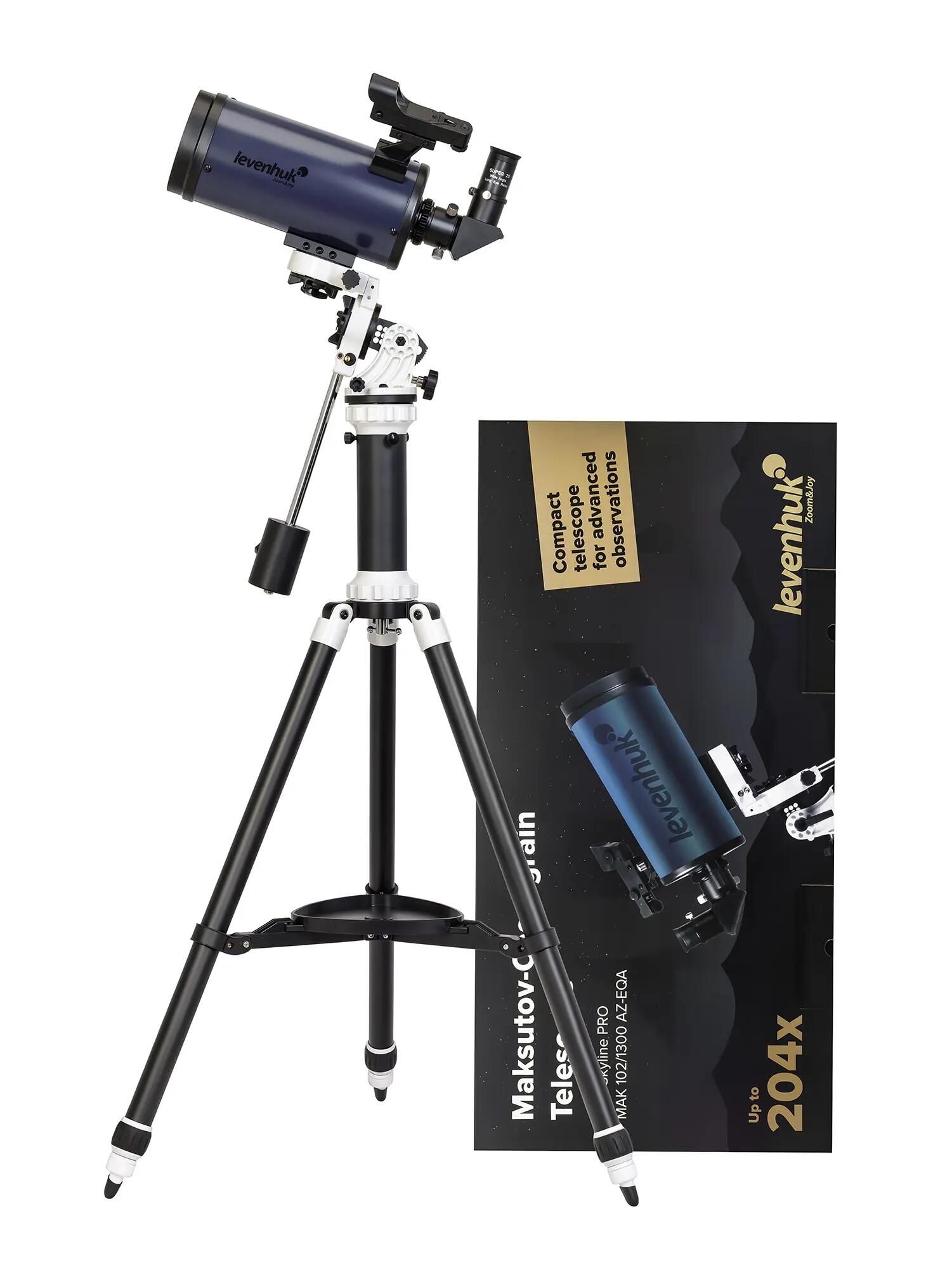 Telescopio - Astronomía - Maksutov-Cassegrain 102/1300 - Negro 2/14
