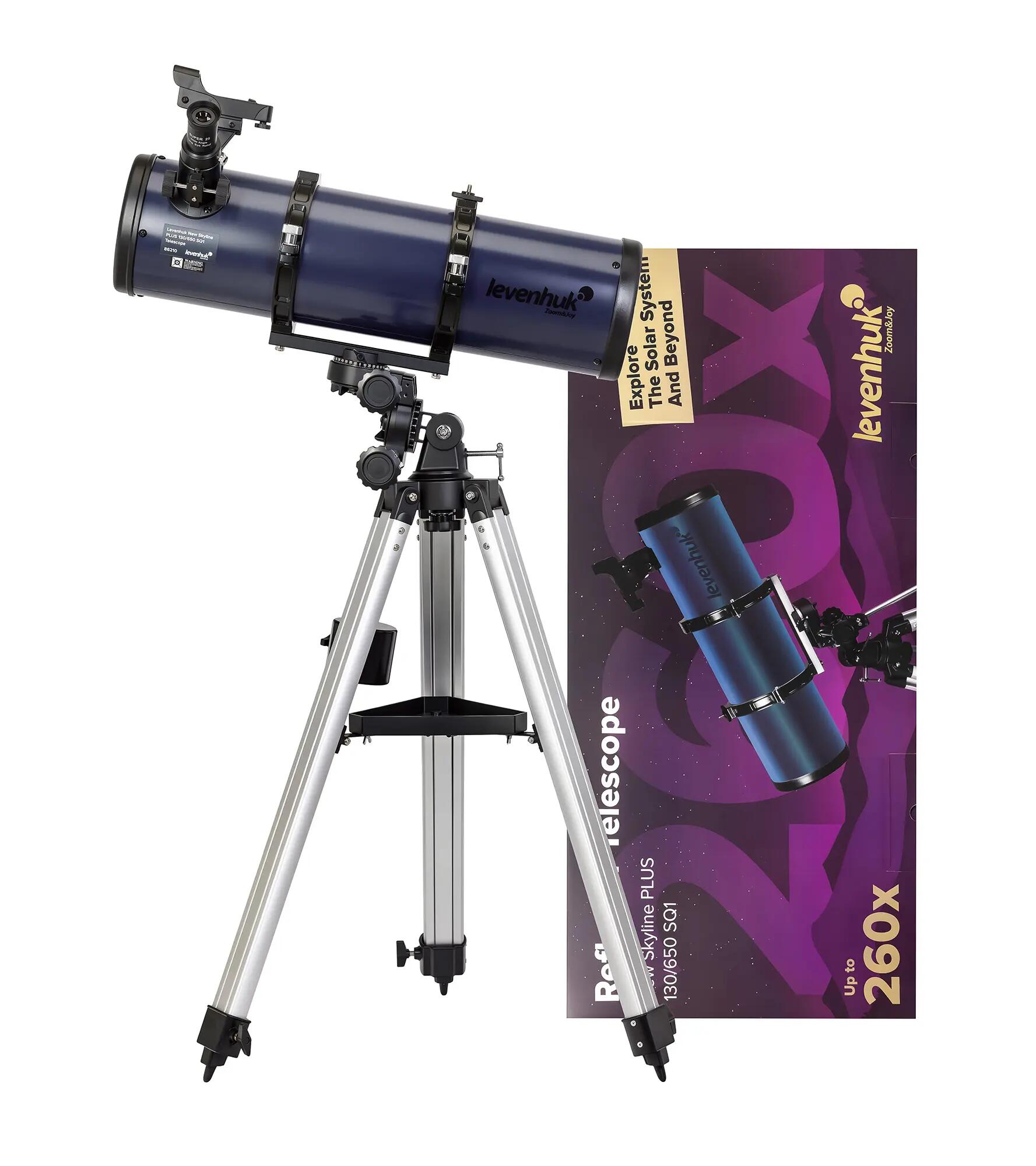 Levenhuk New Skyline PLUS 130/650 SQ1 Newtonian telescope 2/13