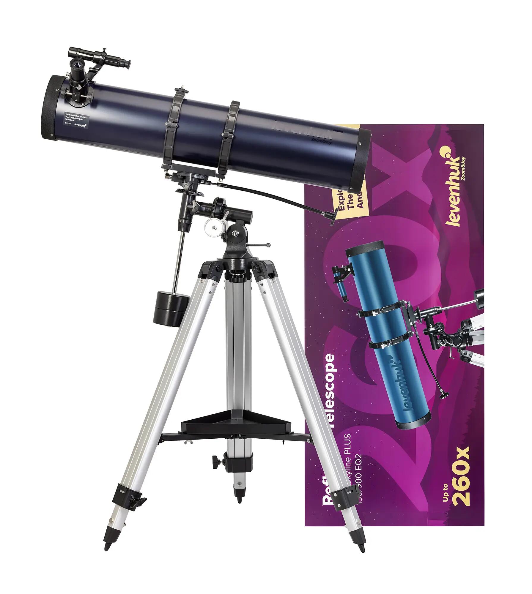 Teleskop - Astronomie - newton reflektor 130 mm 900 mm - eq2 montage - schwarz 2/13