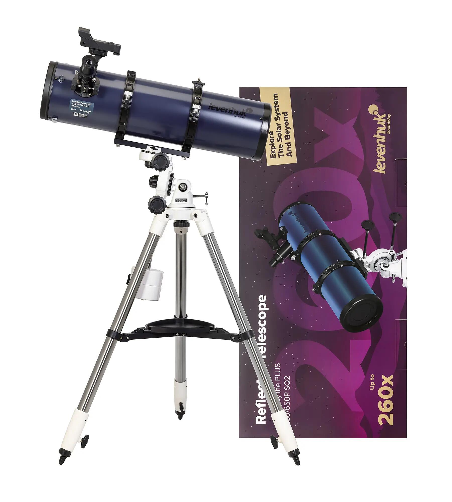 Levenhuk New Skyline PLUS 130/650P SQ2 Newtonian telescope 2/14