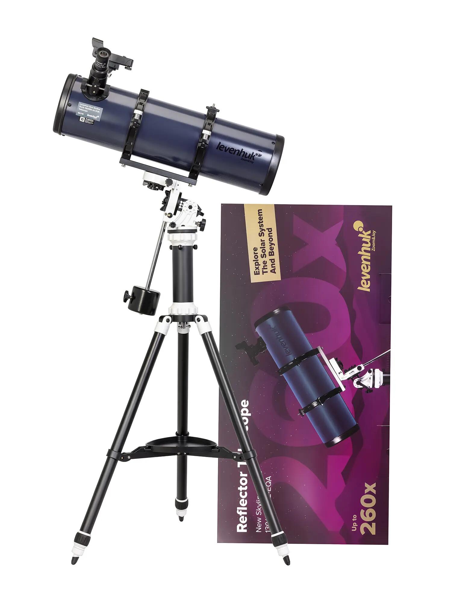 LEVENHUK New Skyline PLUS 130/650 AZ-EQA telescope 2/14