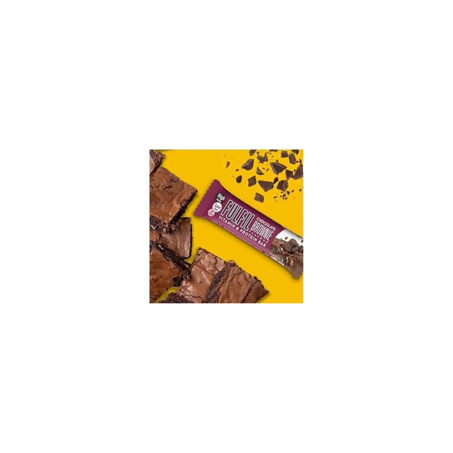 Barre vitaminée et protéinée - Brownie - 15 pièces 3/6